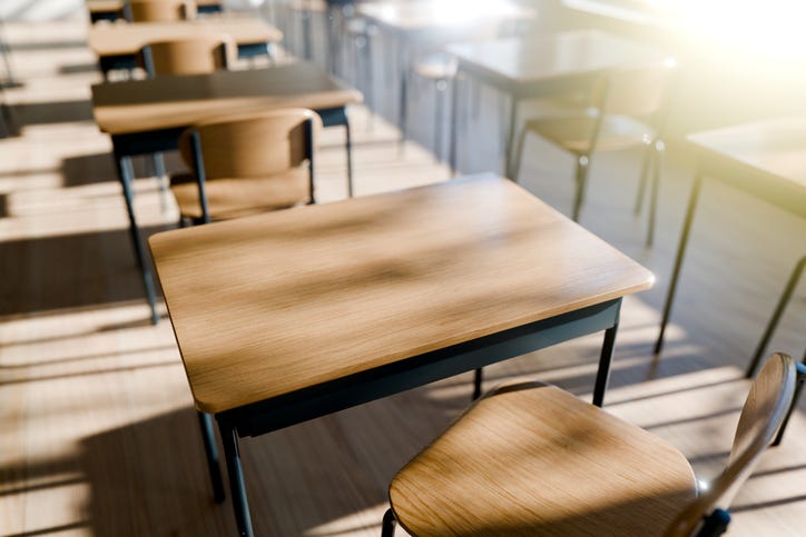 school desks