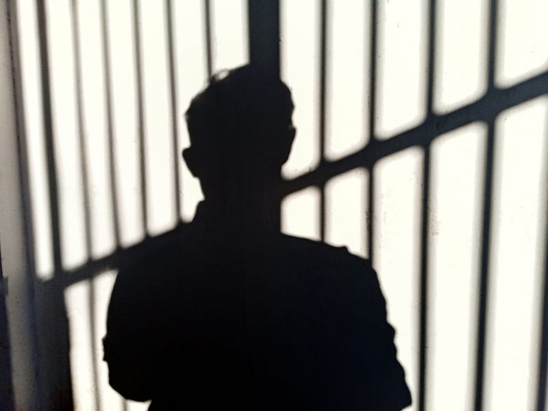 Person in silhouette