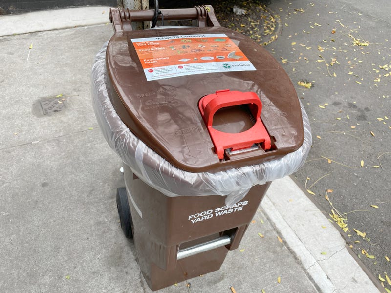 The pause on fines for buildings with fewer than 30 units is to give residents more time to learn how to properly sort their organic waste