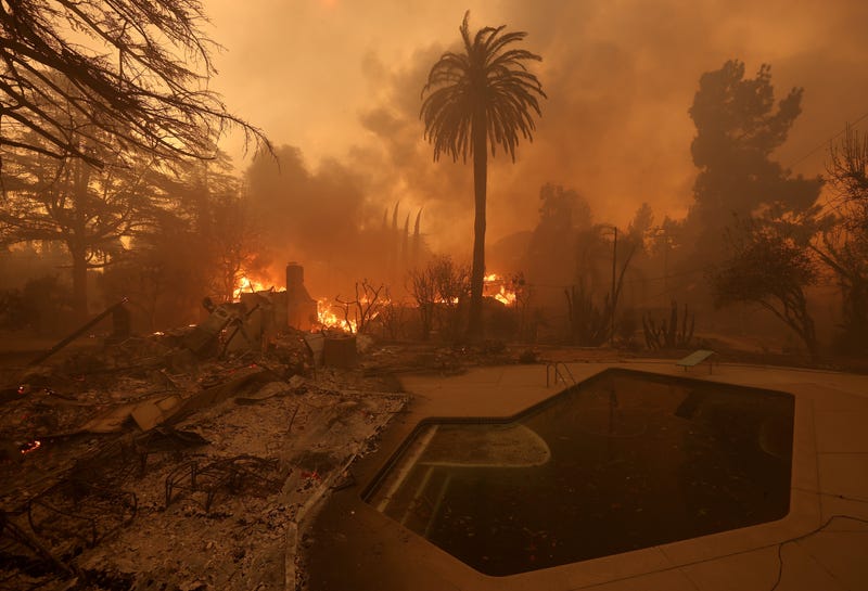 burning homes