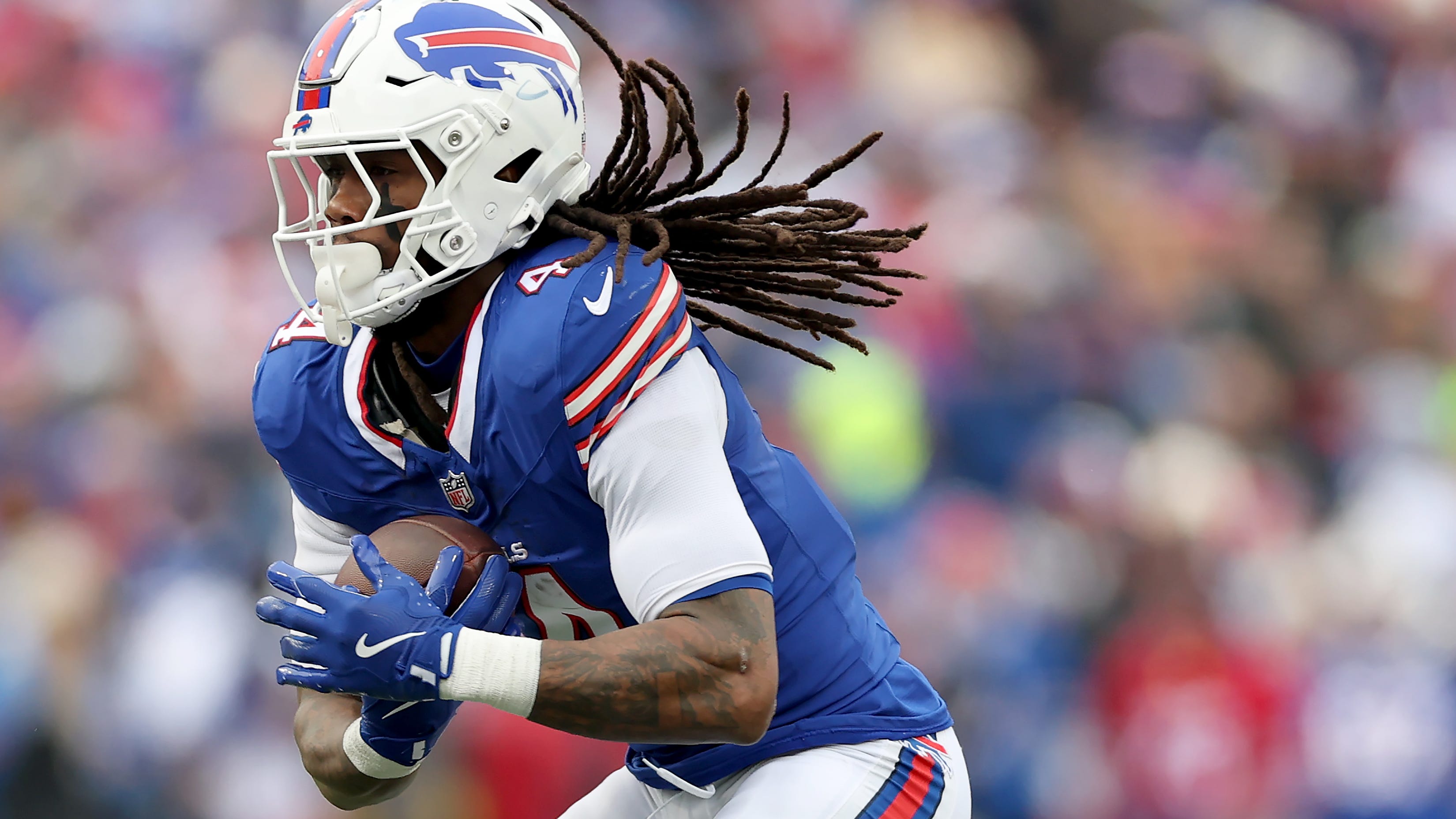 James Cook is in Buffalo for mandatory minicamp
