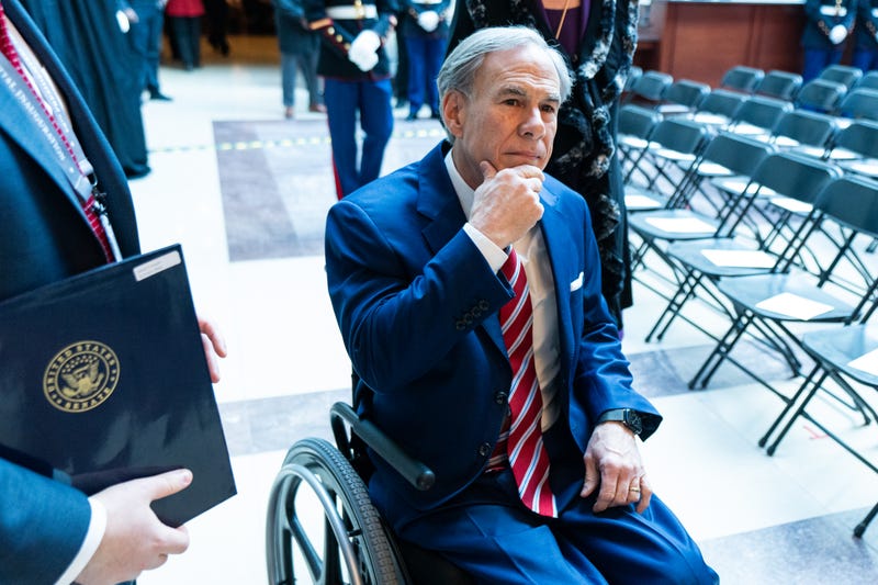WASHINGTON, DC - JANUARY 20: Texas Governor Greg Abbott arrives prior to the inauguration of President-elect Donald Trump at the United States Capitol on January 20, 2025 in Washington, DC. Donald Trump takes office for his second term as the 47th President of the United States. (Photo by Bill Clark-Pool/Getty Images)