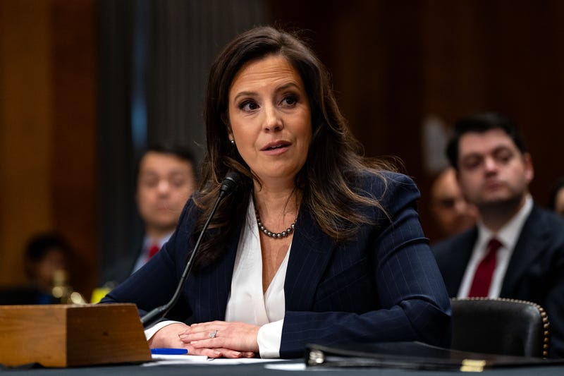 Rep. Elise Stefanik (R-NY) testifies before the Senate Foreign Relations Committee on her nomination to be Ambassador to the United Nations on Capitol Hill on January 21, 2025