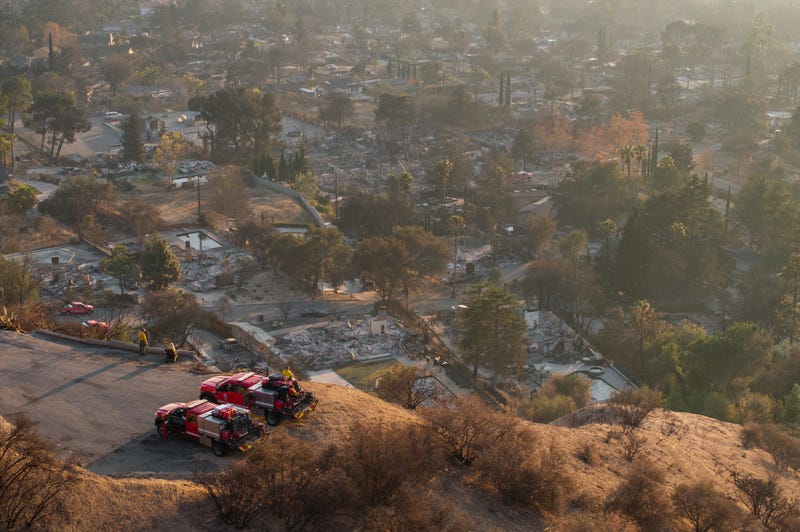 aerial view of altadena