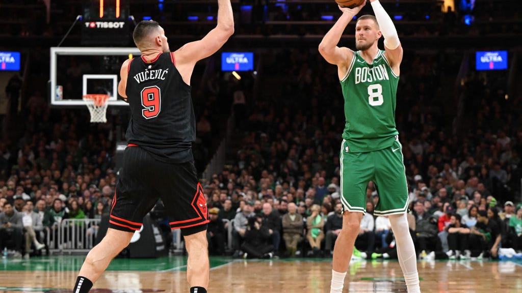 Kristaps Porzingis is playing some of his best basketball in a Celtics uniform