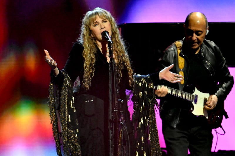 Stevie Nicks performs onstage during the FIREAID Benefit Concert for California Fire Relief at The Kia Forum on January 30, 2025 in Inglewood, California.