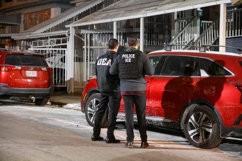 In this handout photo provided by U.S. Immigration and Customs Enforcement, the New York City Fugitive Operations Team conducted targeted enforcement operations resulting in the arrest of an illegal Dominican national on January 28, 2025 in New York City (File photo)