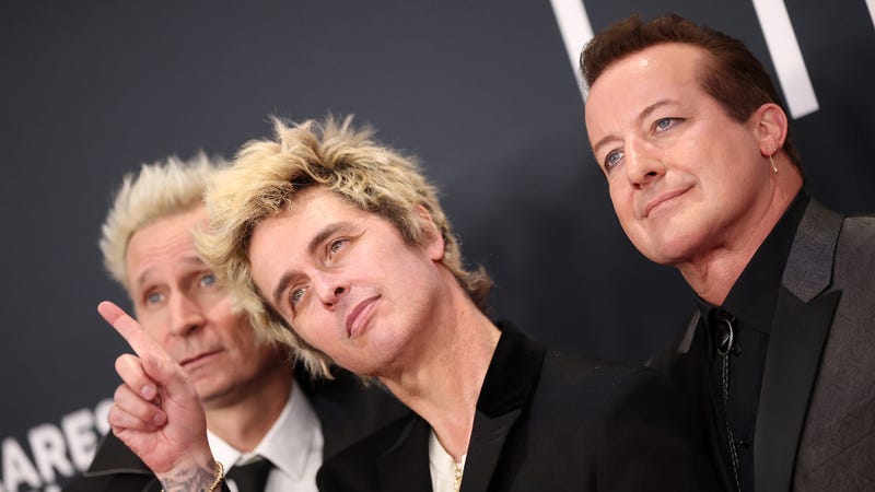 Mike Dirnt, Billie Joe Armstrong, Tré Cool of Green Day  