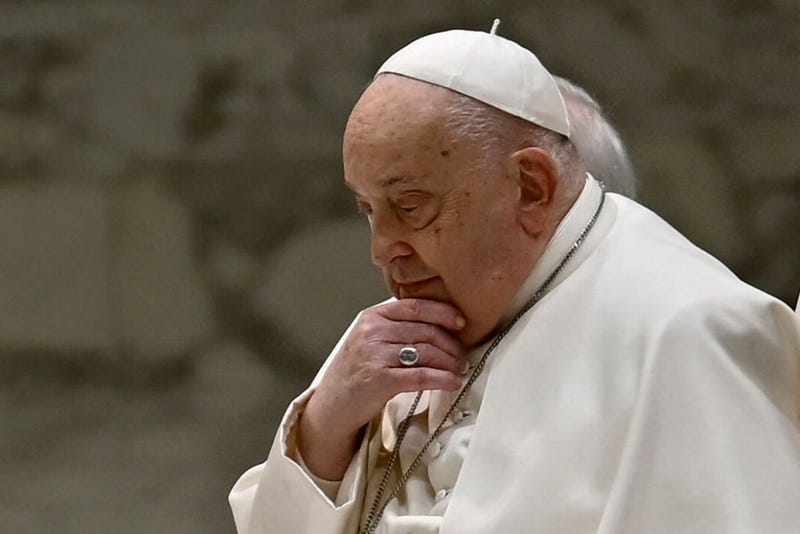 Pope Francis attends the weekly general audience on Feb. 12 in The Vatican.