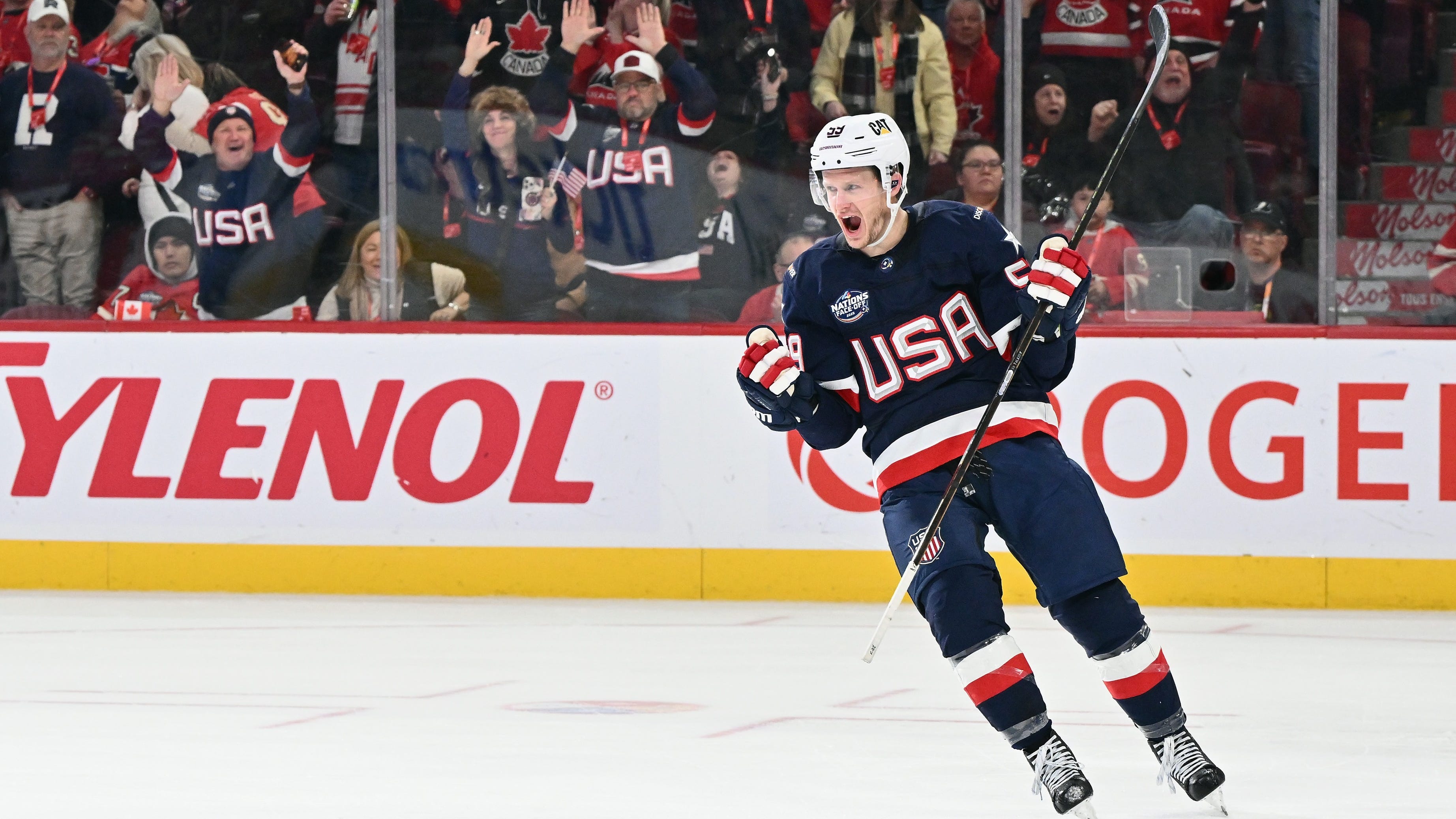 Hamilton: Guentzel's two goals leads Team USA to 4 Nations Face-Off final