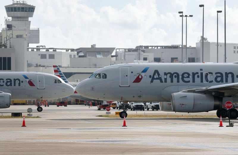  American Airlines planes on the tarmac 