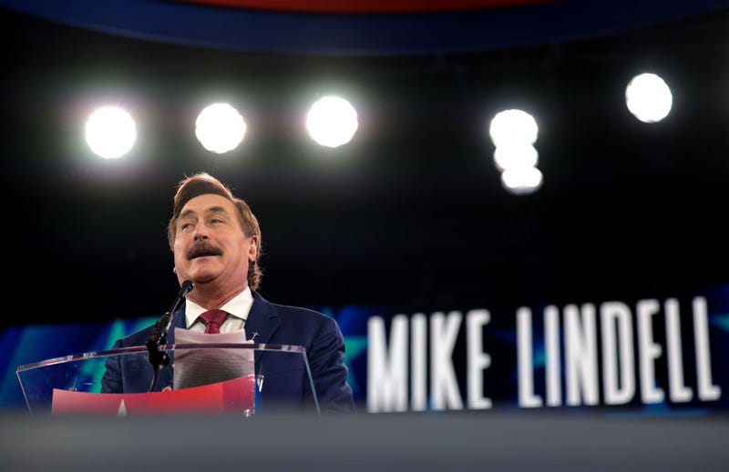CEO of My Pillow Mike Lindell speaks at the Conservative Political Action Conference (CPAC) at the Gaylord National Resort Hotel And Convention Center on February 21, 2025 in Oxon Hill, Maryland. 