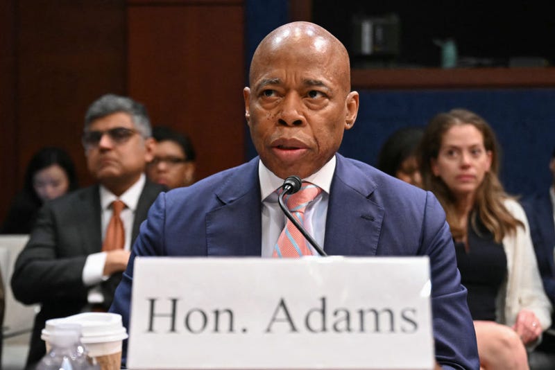 Mayor Eric Adams testifies during a House Committee on Oversight and Government Reform hearing titled "A Hearing with Sanctuary City Mayors," on Capitol Hill in Washington, D.C., on March 5, 2025. 