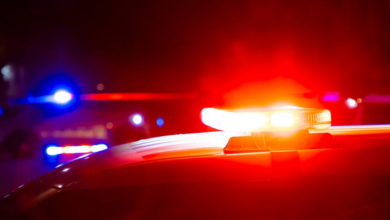 police car lights