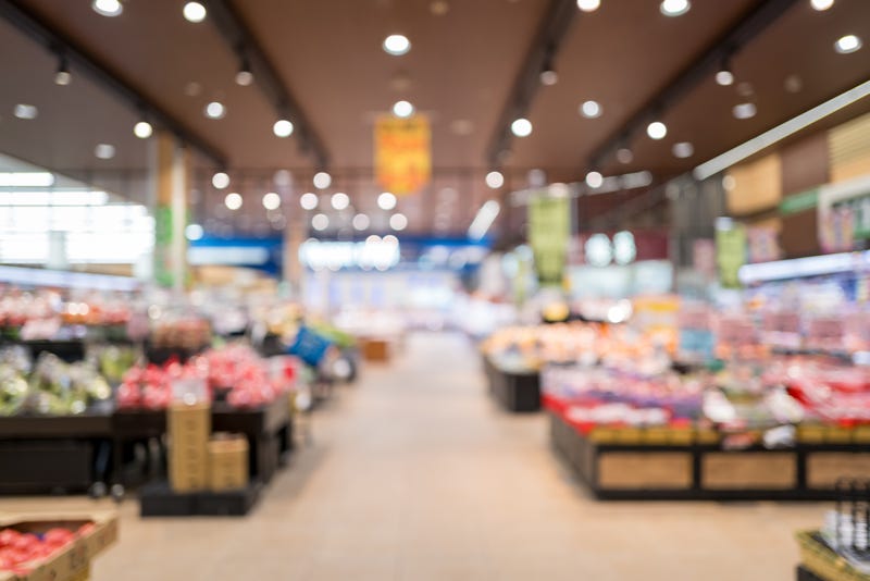 Inside a grocery store
