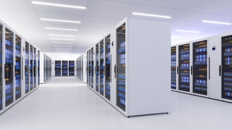 Stock photo of data center 