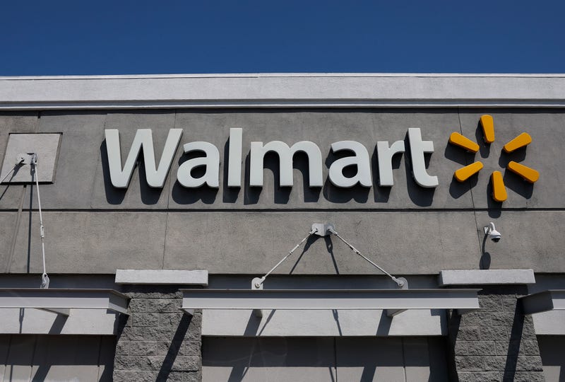 A view of a Walmart store on April 09, 2025 in San Leandro, California. 
