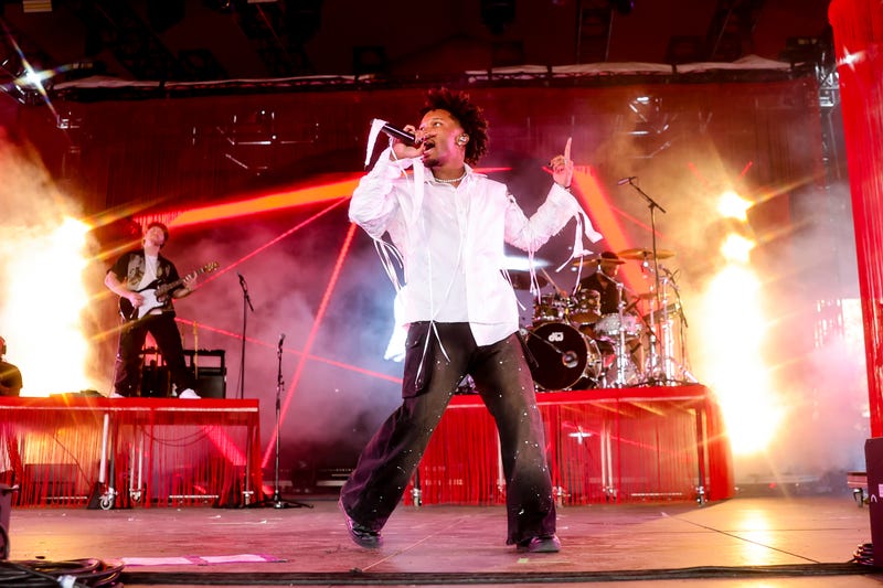 d4vd performs at the Gobi Tent during the 2025 Coachella Valley Music and Arts Festival at Empire Polo Club on April 11, 2025 in Indio, California.