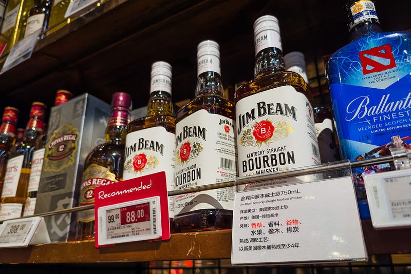 bottles of booze