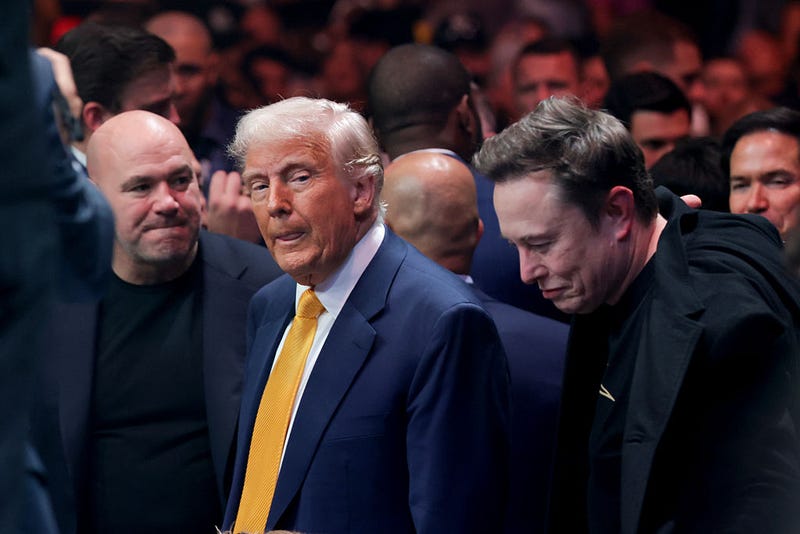The spectacular blow-up between the president of the United States and the world’s richest man played out on their respective social media platforms Thursday.