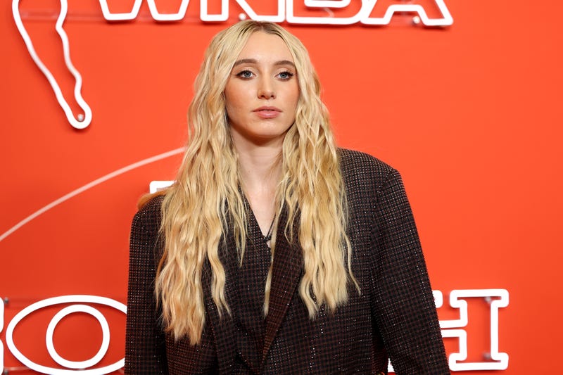 Paige Bueckers arrives prior to the 2025 WNBA Draft at The Shed on April 14, 2025 in New York City.