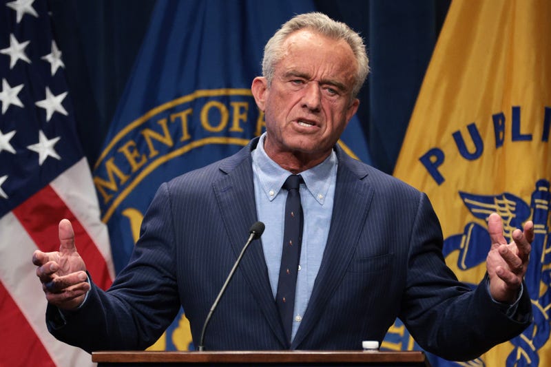 U.S. Health and Human ServiU.S. Secretary of Health and Human Services Robert F. Kennedy Jr. speaks during a news conference at the Department of Health and Human Services on April 16, 2025 in Washington, DC. Secretary Kennedy held a news conference to discuss the recent surge of autism cases. ces Secretary Robert F. Kennedy, Jr. speaks Tuesday, April 15, 2025, about the Make America Healthy Again initiative during a press event inside the Authors Room at the Indiana State Library.