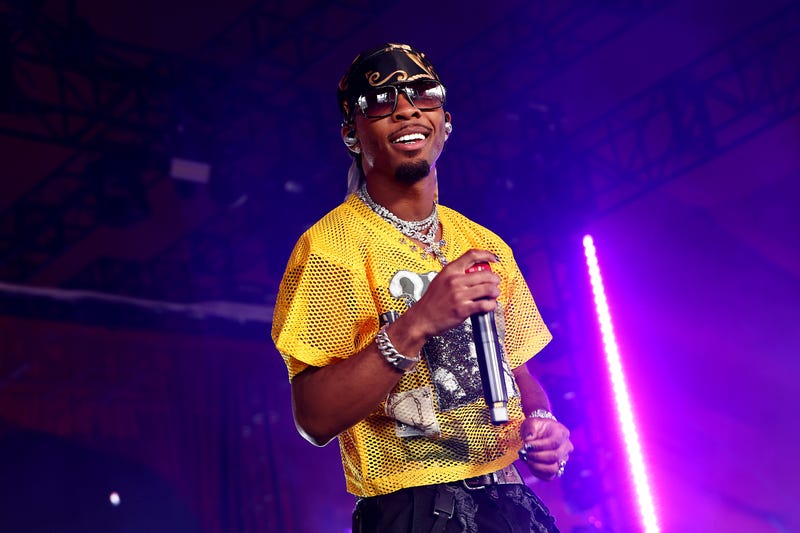 d4vd performs at Gobi Tent during the 2025 Coachella Valley Music and Arts Festival on April 20, 2025 in Indio, California.