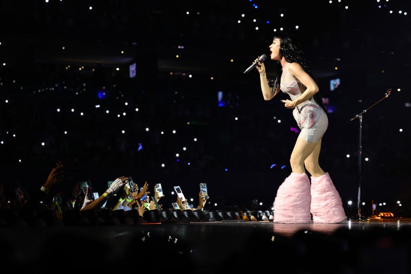 MEXICO CITY, MEXICO - APRIL 23: Katy Perry performs onstage during the Katy Perry The Lifetimes Tour 2025 at CDMX Arena on April 23, 2025 in Mexico City, Mexico. (Photo by Theo Wargo/Getty Images for Katy Perry)
