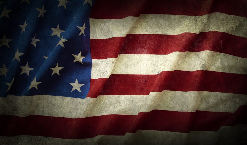 Dark US flag