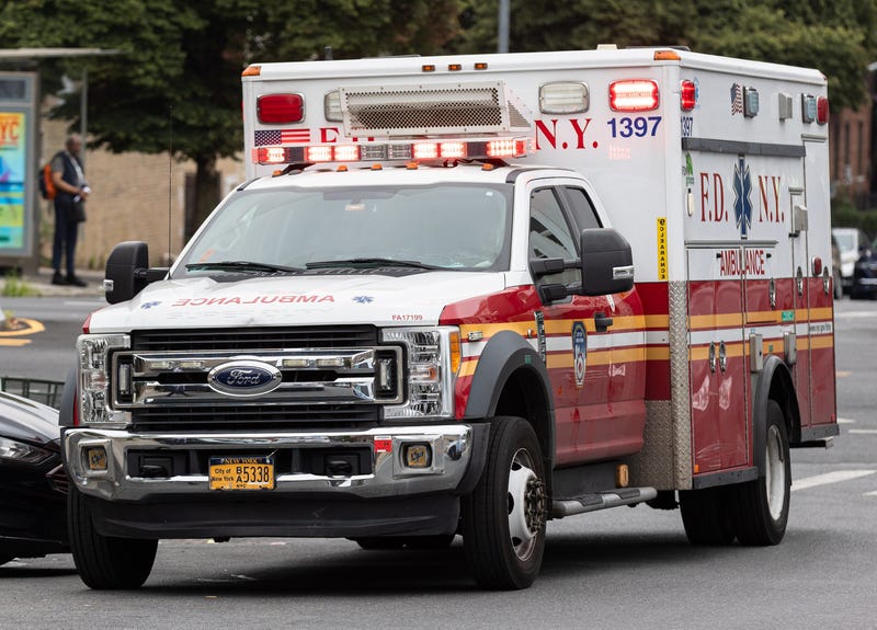Five people were injured in the crash in Queens Village on Tuesday morning