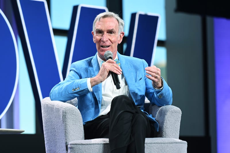 Bill Nye speaks onstage during Global Citizen NOW at Spring Studios on April 30, 2025 in New York City.