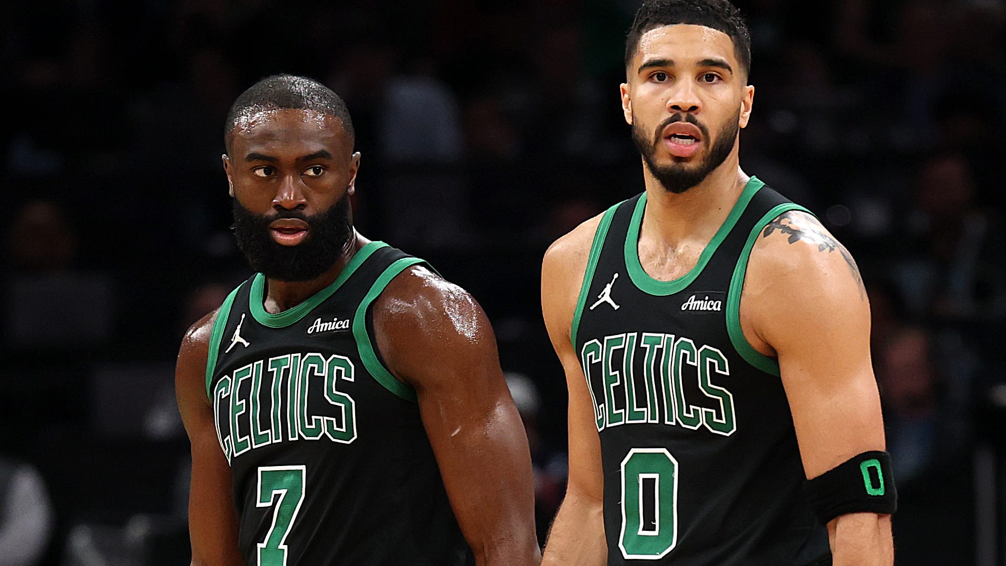 As Jayson Tatum and Jaylen Brown reacclimate, they do it together