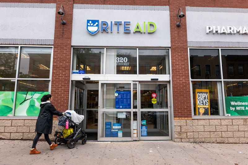 A Rite Aid pharmacy is seen on May 06, 2025 in the Brooklyn borough of New York City. The drugstore chain has filed for bankruptcy for the second time in less than two years, stating in a press release that it is "pursuing a strategic and value-maximizing sale process for substantially all of its assets.”