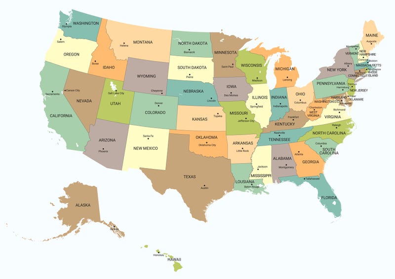 Map of United States