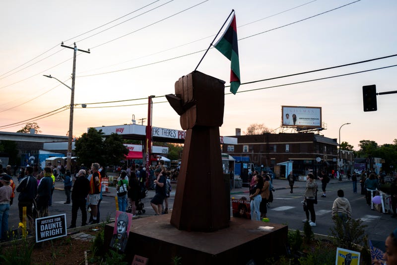 Attendees gather during the Rise and Remember event at George Floyd Square on May 25, 2025 in Minneapolis, Minnesota. Today marks the fifth anniversary of the day George Floyd was murdered by Minneapolis Police, which sparked worldwide protests. 