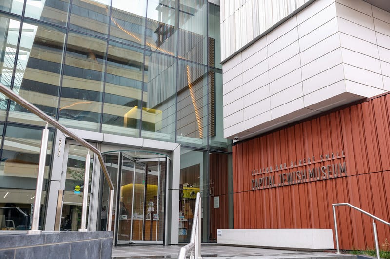 The exterior of the Lillian and Albert Small Capital Jewish Museum on May 22, 2025, in Washington, D.C.