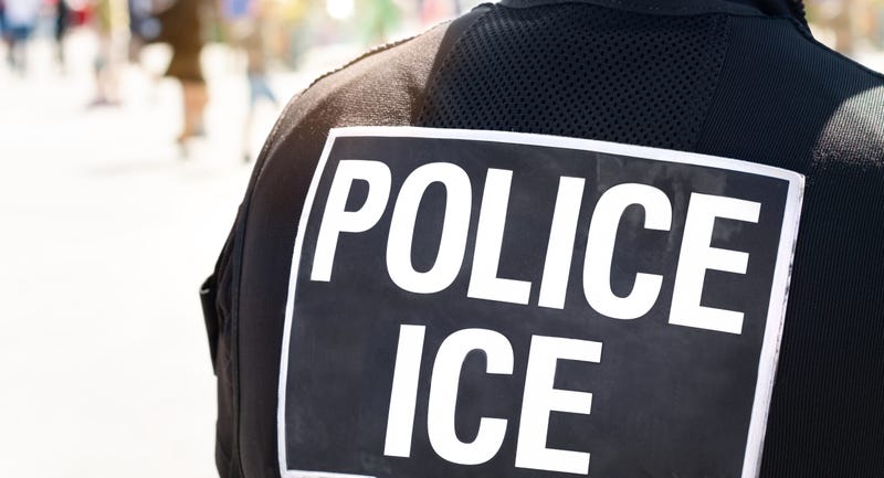 Stock photo of ICE officer
