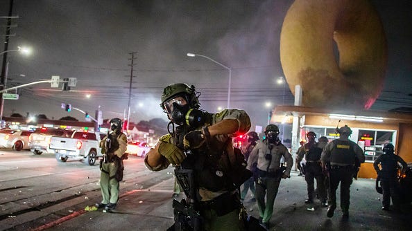 What does it mean when the National Guard is federalized?