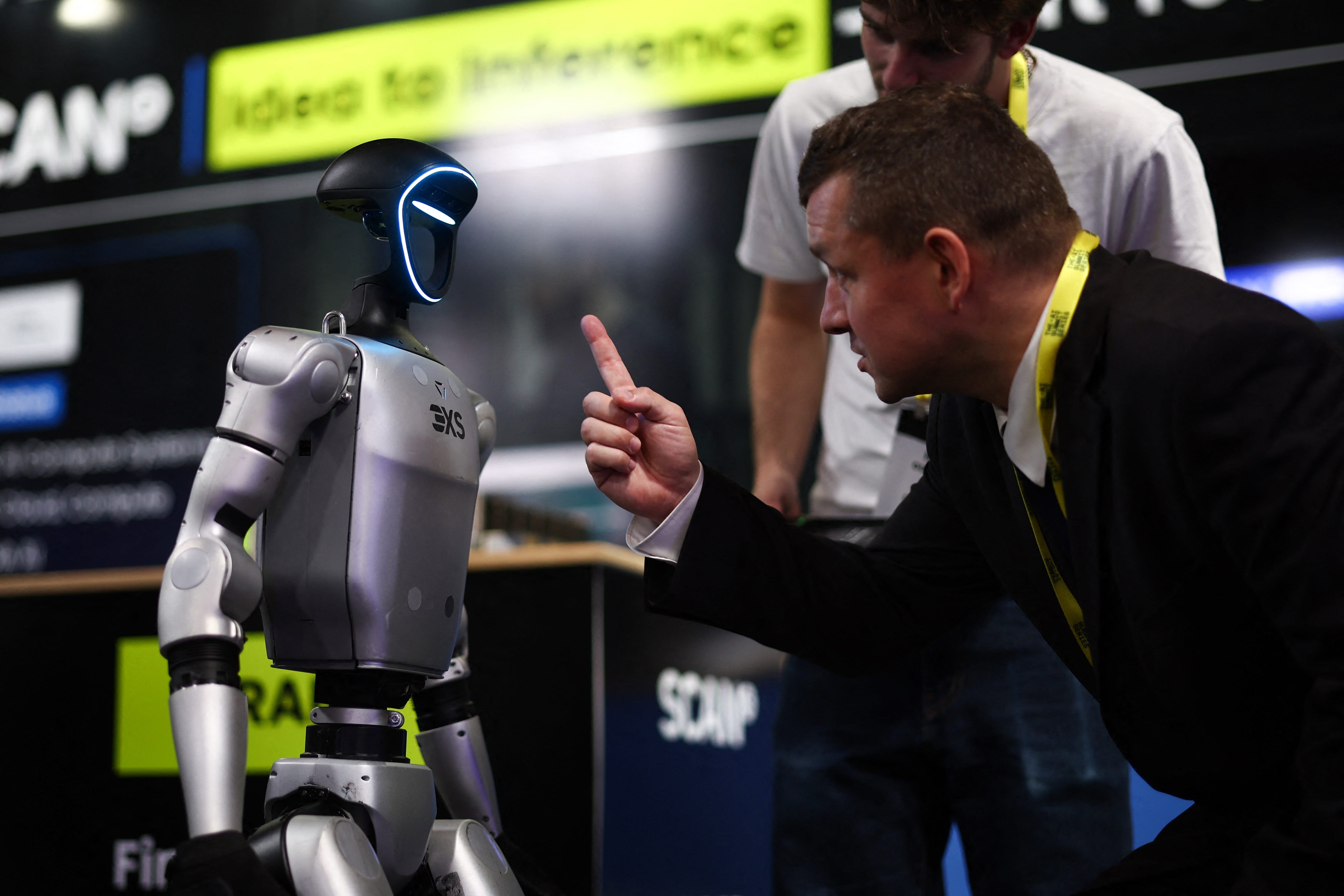 VIDEO: Police detain humanoid robot after it frightens elderly woman