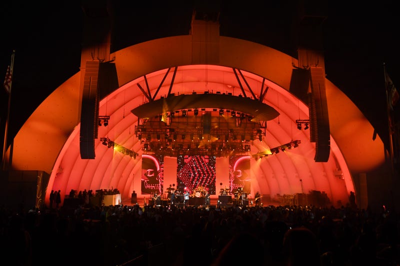 Bone Thugs-N-Harmony and The Roots perform onstage during BET Experience - The Roots Presents: Class of '95 at Hollywood Bowl on June 08, 2025 in Los Angeles, California.