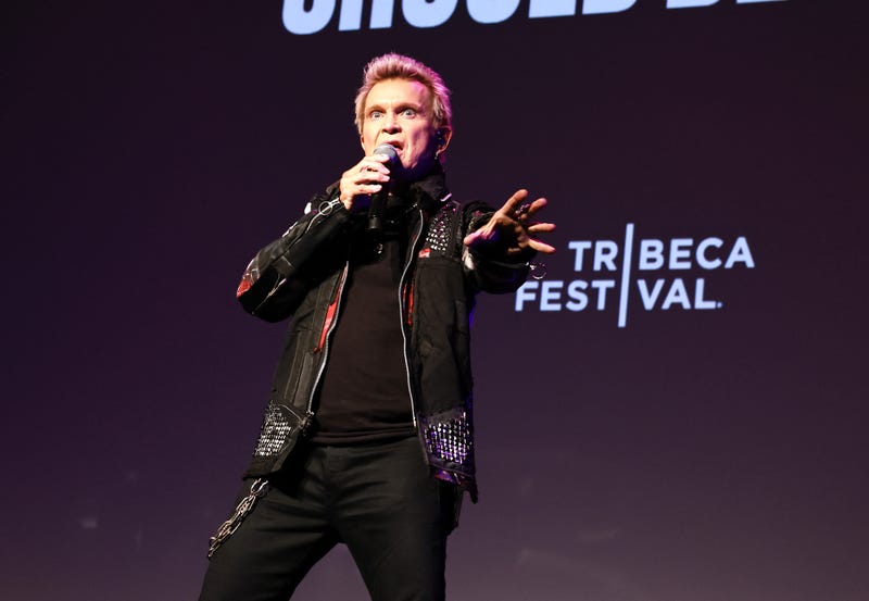 Billy Idol performs onstage at the "Billy Idol Should Be Dead" premiere during the 2025 Tribeca Festival at BMCC Theater on June 10, 2025 in New York City.