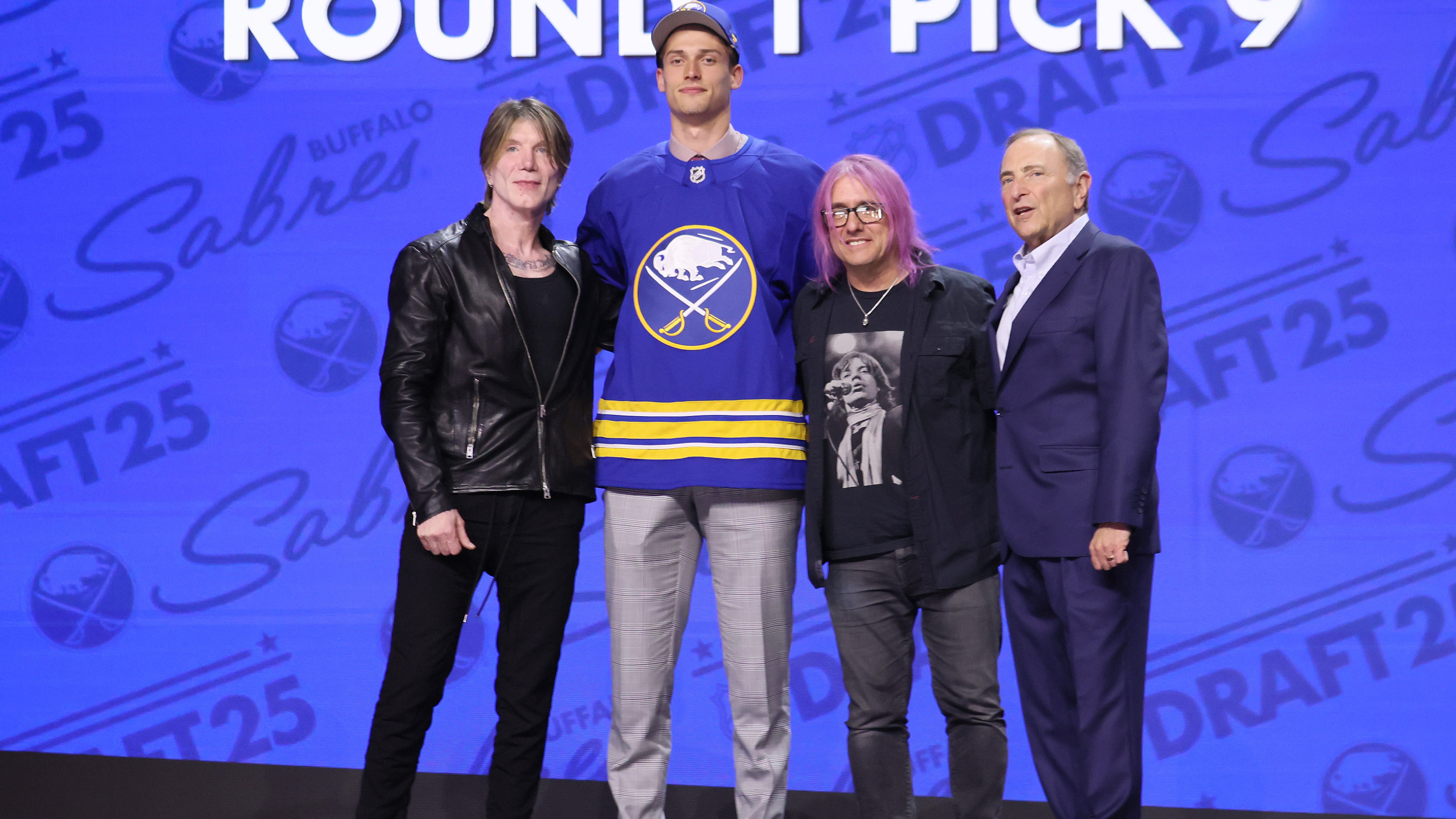 Sabres select defenseman Radim Mrtka with ninth pick in 2025 NHL Draft