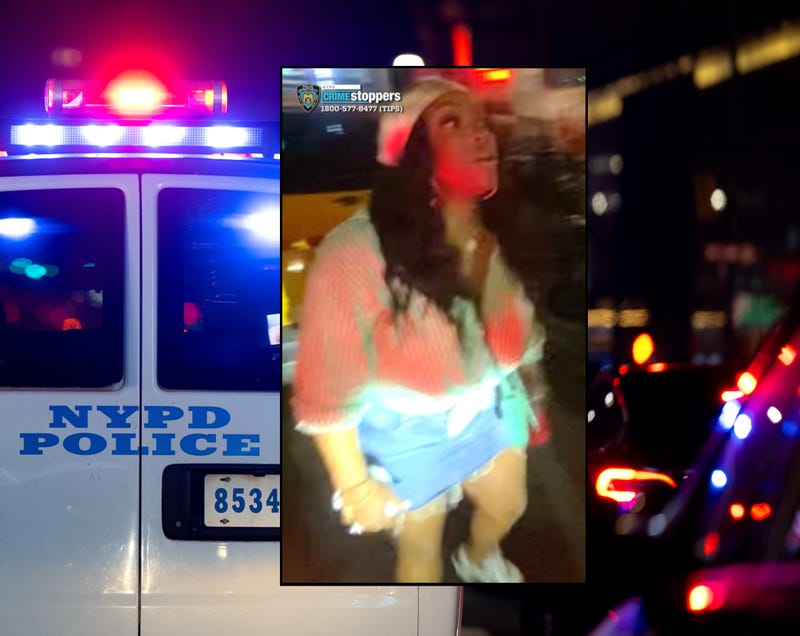 Police are searching for a woman who they say slashed another woman during a spat over a parking spot