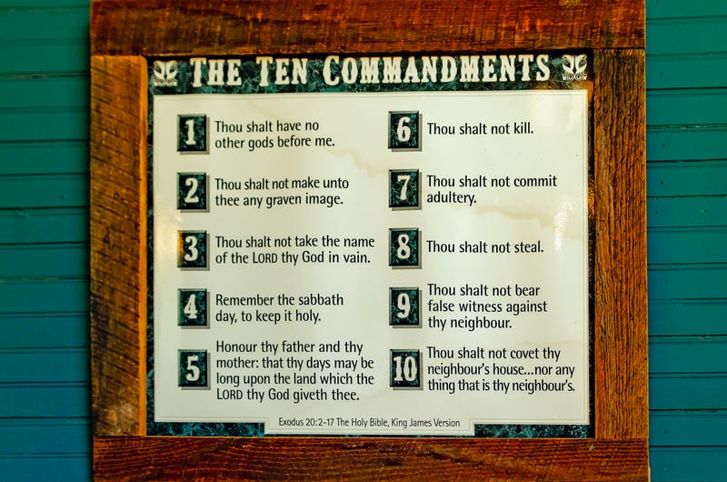 Students in Allen are starting to see new posters on their classroom walls — the Ten Commandments.