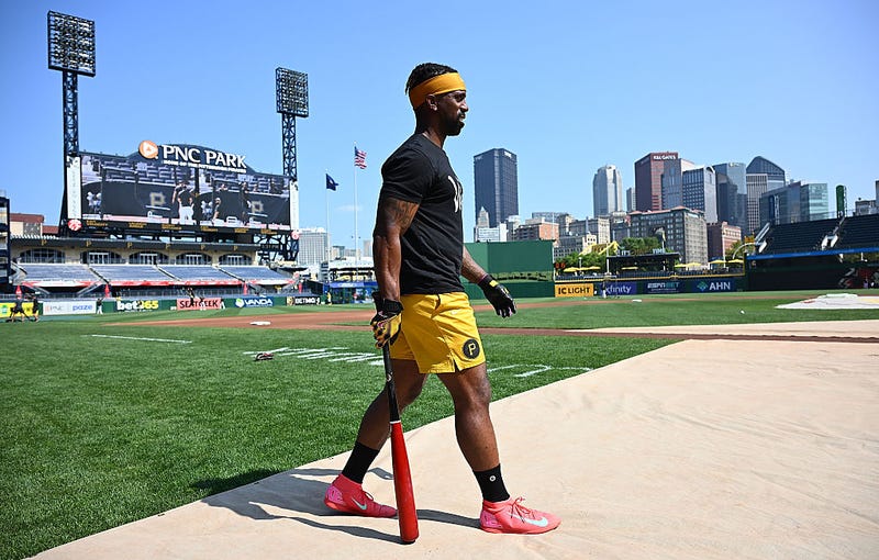 Andrew McCutchen walking on field