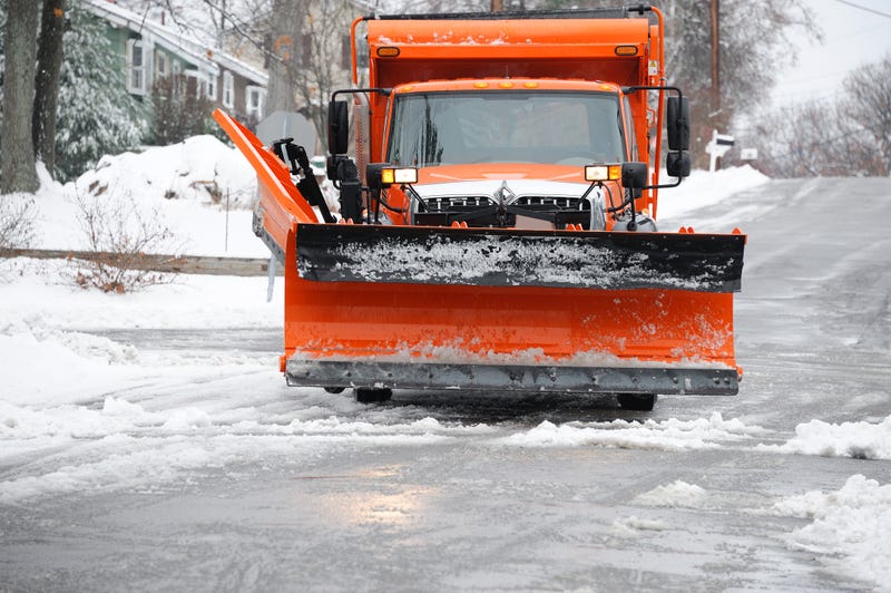 Stock photo of snow plow