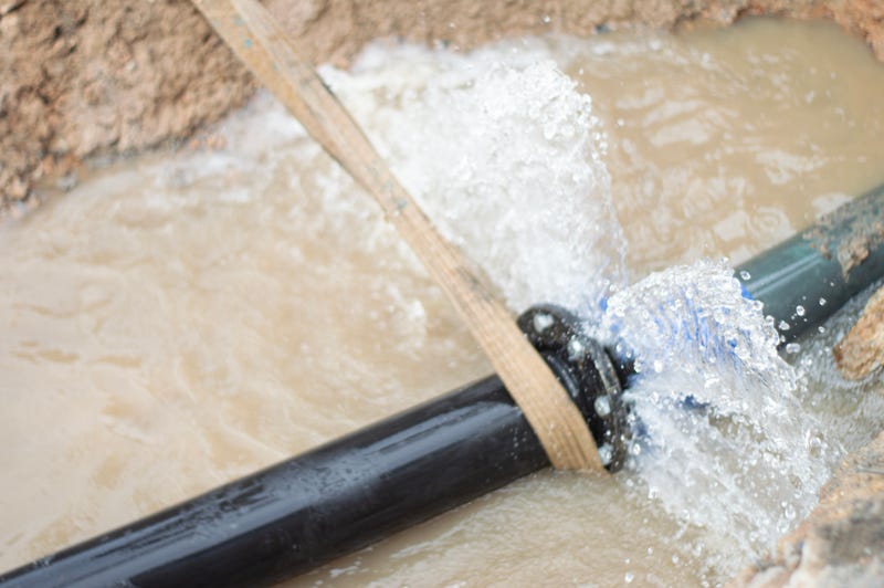 Water main break