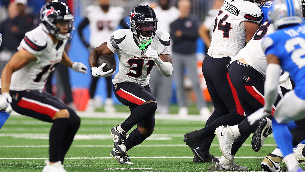 Texans RB Dameon Pierce joins the postgame show after final preseason game against Lions