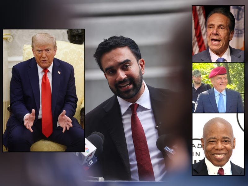 Trump said “No” when he was asked by a reporter Thursday night if he’d urged or encouraged any of the candidates in the race to drop out, but went on to say he would like to see that happen
