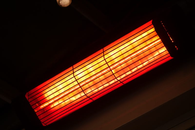 Heating element stock photo